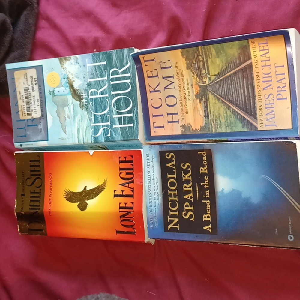 4 paperbacks